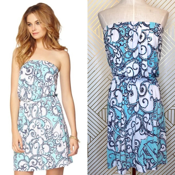 Lilly Pulitzer Atwood Dress Shape Up or Ship‎ Out - Picture 1 of 8